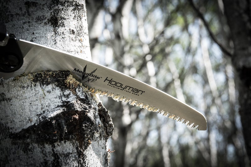 Hooyman MegaBite 8â€ Handsaw with Heavy Duty Construction, High Carbon Steel Blade, Impulse Hardened Teeth, and Ergonomic Over-Molded Handle for Camping, Hunting, Tree Trimming, Pruning, and Outdoors - Image 3